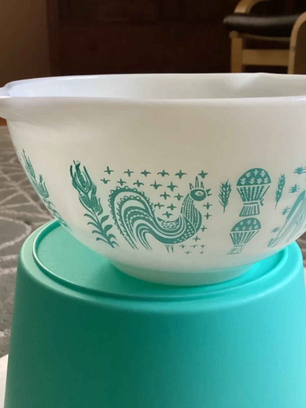 Pyrex Butterprint Amish 441 1 1/2 quart bowl